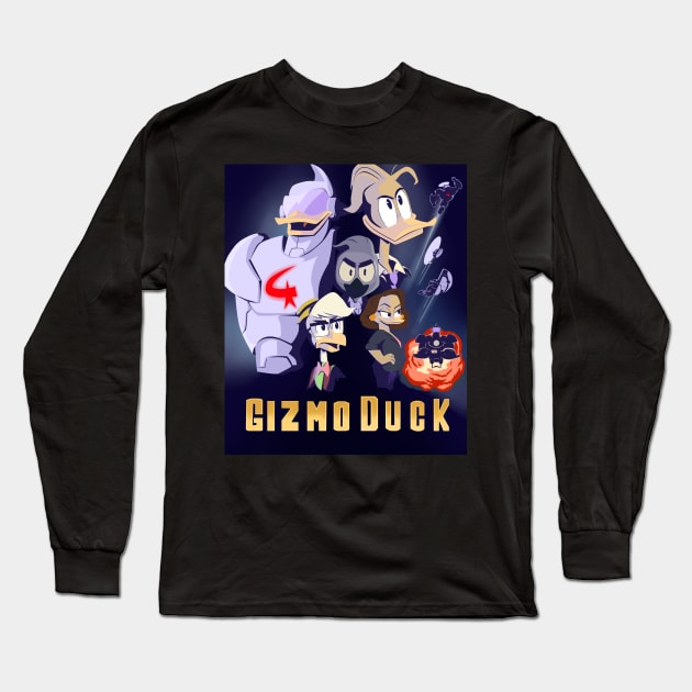 I AM GIZMODUCK Long Sleeve T-Shirt by bdangart